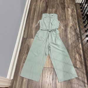 Calvin Klein teal jumpsuit LIKE NEW size 6
